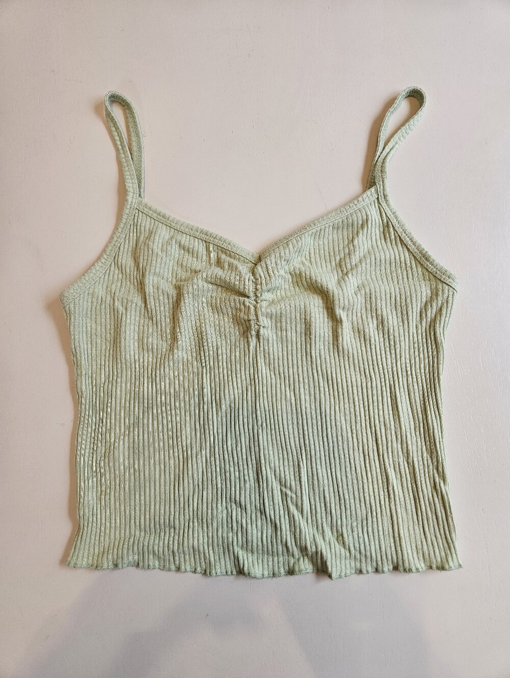 Pacsun - Light Sage Ribbed V-Neck Camisole